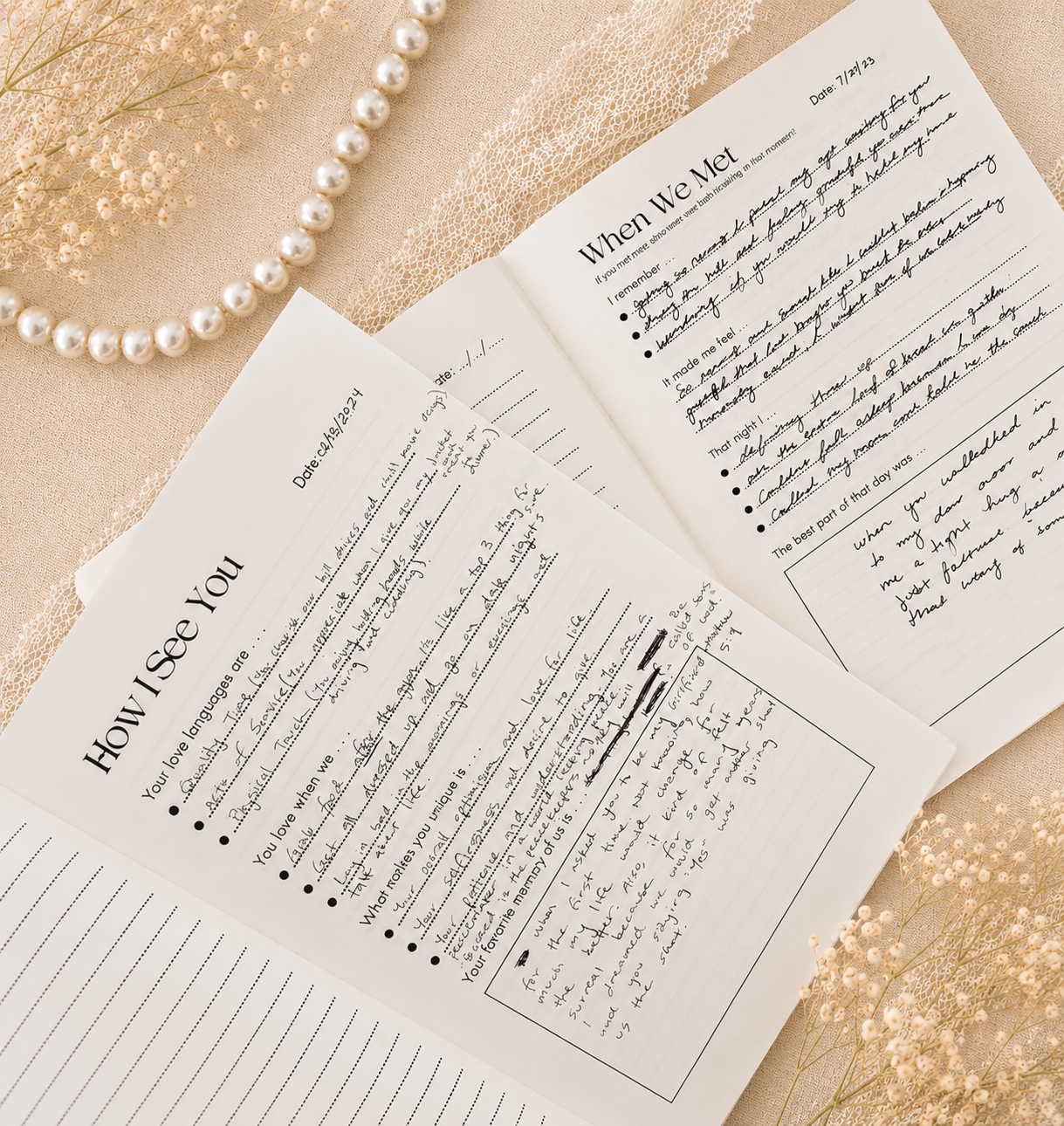 Guided Love Letter Journal