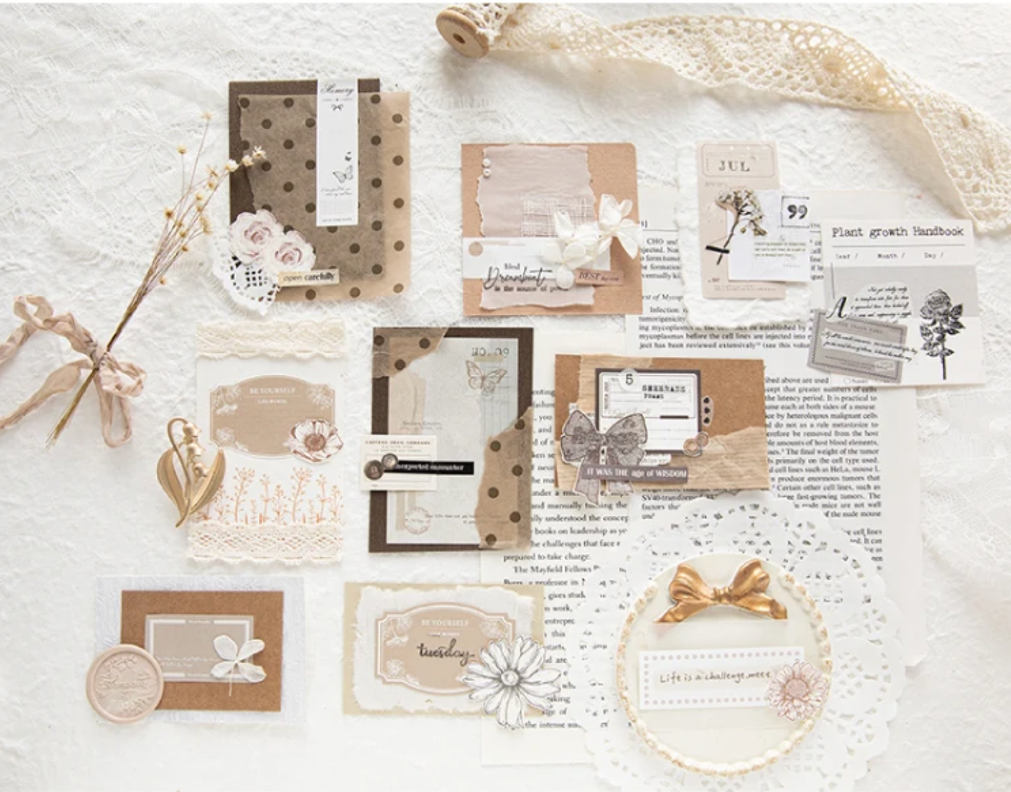 Vintage Romance Paper Stickers