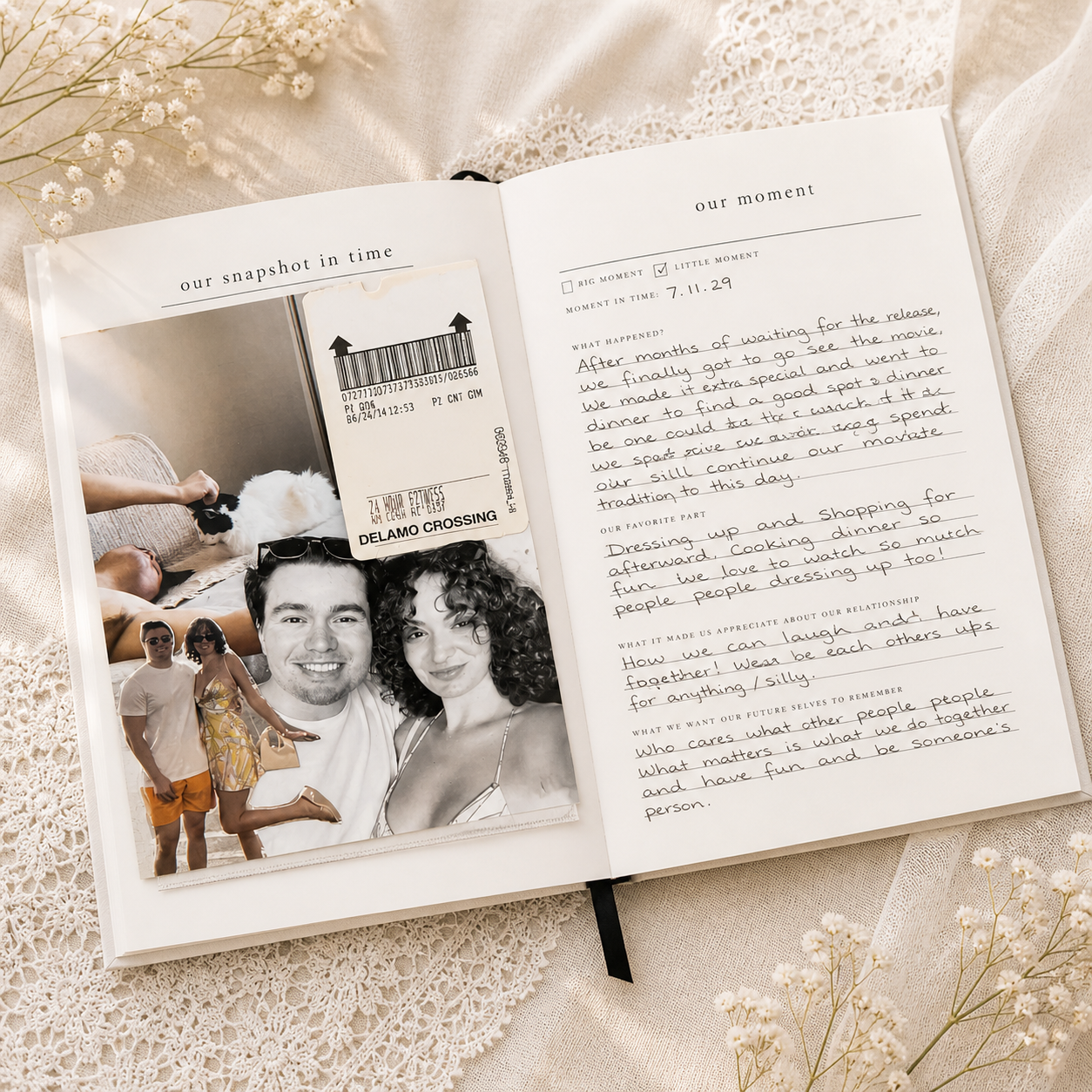 Couple Memory Scrapbook
