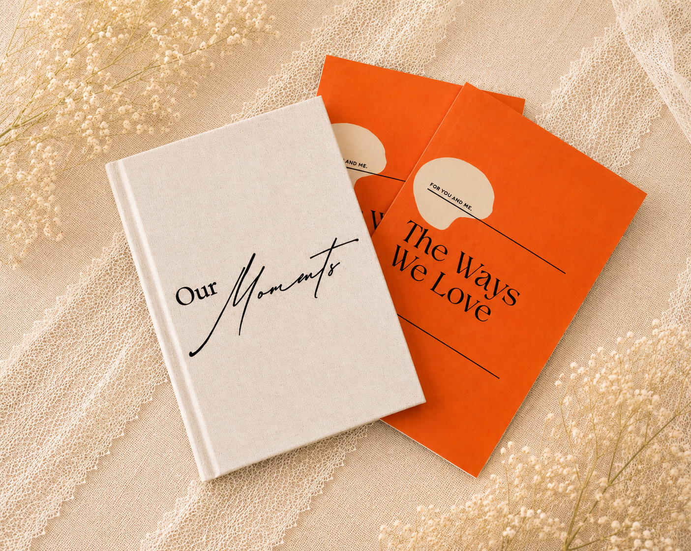 Memory Scrapbook & Guided Journal Gift Set